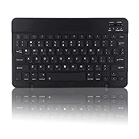 Dilwe Portable Wireless Bluetooth Keyboard for Russian,10.1inch Ultra-Slim Waterproof 80 Key Mini Tablet Keyboard for Android/OS X/Windows,Universal Rechargeable Keyboard