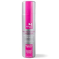 Mystic Tan Sunless Self Tanner Airbrush Spray Tan with Bronzer - Mocha-Kyssed, 6 Ounces