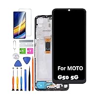 Screen Replacement for Motorola Moto G50 5G XT2149-1 LCD Display Touch Digitizer Assembly with Frame with Repair Part Tools