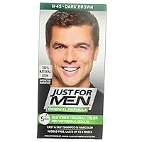 Just For Men Dk Brwn #45 Size 1ct Just For Men #45 Dark Brown Haircolor