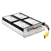 UPSBatteryCenter Compatible Replacement Battery Pack for APC Smart-UPS 1500VA RM 2U SMT1500RM2U