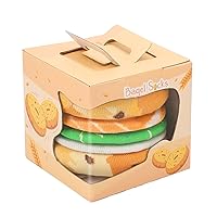 AGRIMONY Funny Burger HotDog Tacos Popcorn Socks Box - Novelty Food Socks Birthday Gag Christmas Gifts for Men Women