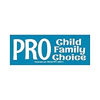 Pro Child Family Planning Pro-Choice Women Abortion Rights Feminist Small Magnetic Car Bumper Sticker Fridge Magnet 4-by-1.75 Inches