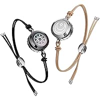 Bracelet couples long-distance touch bluetooth connection ladies and men's gift jewelry set (2 pieces)