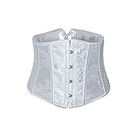Exercise Waist Band for Women Womens Sexy Bustier Corset Top Eyelet Fashion Floral Print Push Up Maiden Form Open