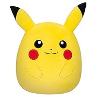 Squishmallows Pokemon 14-Inch Pikachu Plush - Add Pikachu to Your Squad, Ultrasoft Stuffed Animal Large Plush, Official Kelly Toy Plush