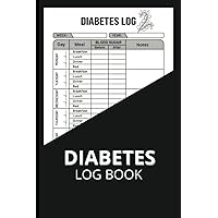 Diabetes Log Book: Maintain Accurate Diabetic Records and Weekly Track Blood Sugar Levels with Ease