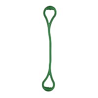 Mind Reader Y Shape Chest Expander, Rubber Resistance Band, Exercise Stretching Strap, Green