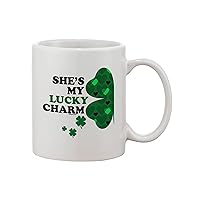 She's My Lucky Charm - Left Printed 11oz Coffee Mug