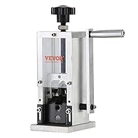 VEVOR Manual Wire Stripping Machine, 0.06''-0.98'' Copper Stripper with Hand Crank or Drill Powered, Visible Stripping Depth Reference, Portable Aluminum Frame Wire Peeler for Scrap Copper Recycling