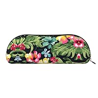 Hawaiian Flower Print Print Cosmetic Bags For Women,Receive Bag Makeup Bag Travel Storage Bag Toiletry Bags Pencil Case