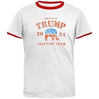 Election 2024 Donald Trump Property of Election Team Mens Ringer T Shirt
