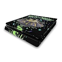 Head Case Designs Officially Licensed Rick and Morty The Space Cruiser Graphics Vinyl Sticker Gaming Skin Decal Cover Compatible with Sony Playstation 4 PS4 Slim Console
