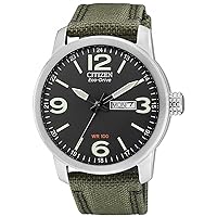 Citizen Men's Analogue Eco-Drive Watch with Nylon Strap BM8470-11EE
