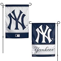 Wincraft MLB New York Yankees 12x18 Garden Style 2 Sided Flag, One Size, Team Color