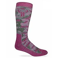 Huntworth 2 Pack Girl's Camo Wool Boot Sock