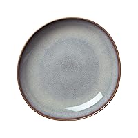 Like. By Villeroy and Boch – Lave Beige Shallow Bowl, 28 x 27 x 4.3 cm, Beautiful Bowl Made From Stoneware For Side dishes and Larger Meals, Dishwasher and Microwave-Safe