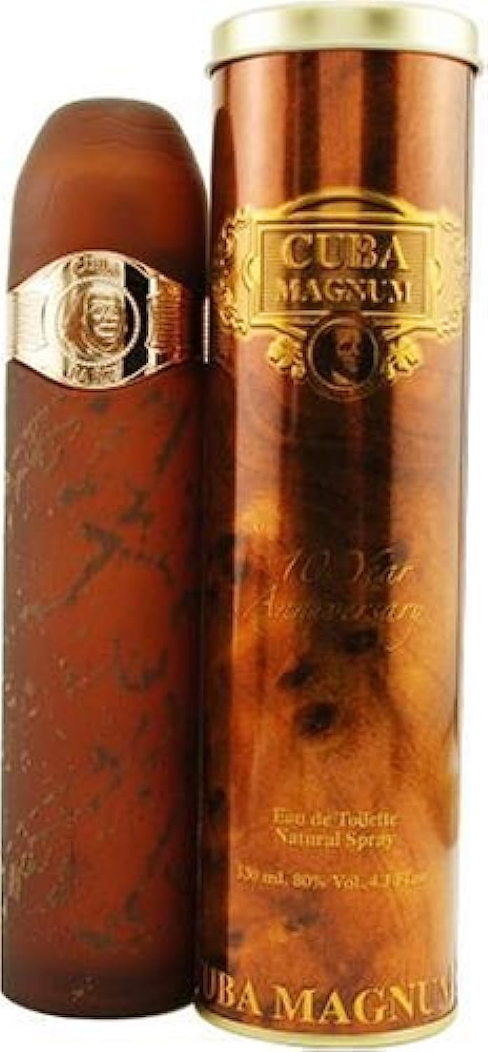 Cuba Magnum Gold By Cuba For Men, Eau De Toilette Spray, 4.3-Ounce Bottle