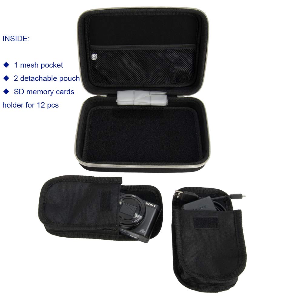 Portable Projector Hard Carrying Case Fit for AAXA, for Miroir, for Sony, for Kodak, for ZOPro, for Vamvo, for ViewSonic, for APEMAN