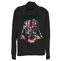 STAR WARS Antique Vader Women's Cowl Neck Long Sleeve Knit Top
