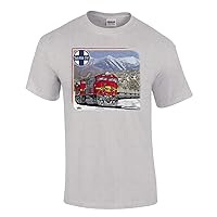 at&SF (Santa Fe) SD70Ms at San Francisco Peaks Railroad T-Shirt [10028]