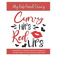 My Fab Food Diary - Compatible With The Cambridge Diet, Meal Planner, Shopping Lists, Food Values, Weight Loss Exercises, Workout Log Pages & More! - CC:348
