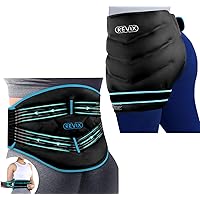 REVIX Reusable Large Back Ice Pack for Injuries and Extra Large Hip Ice Pack Wrap After Surgery