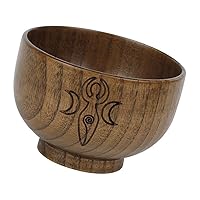 BESTOYARD 1pc Ceremony Bowl Salad Mixing Bowls Buddha Water Bowl Home Goods Offering Bowl Home Supplies Buddha Decor Food Meal Eating Bowl Dessert Bowls Vegetable Delicate Wooden Tableware