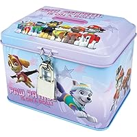 Tees Factory Paw Patrol PP-5542712PU Can Bank with Keys, Star, Purple, H 3.3 x W 4.5 x D 3.3 inches (8.4 x 11.3 x 8.3 cm)