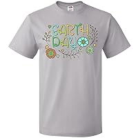 inktastic Earth Day Vintage Flowers T-Shirt