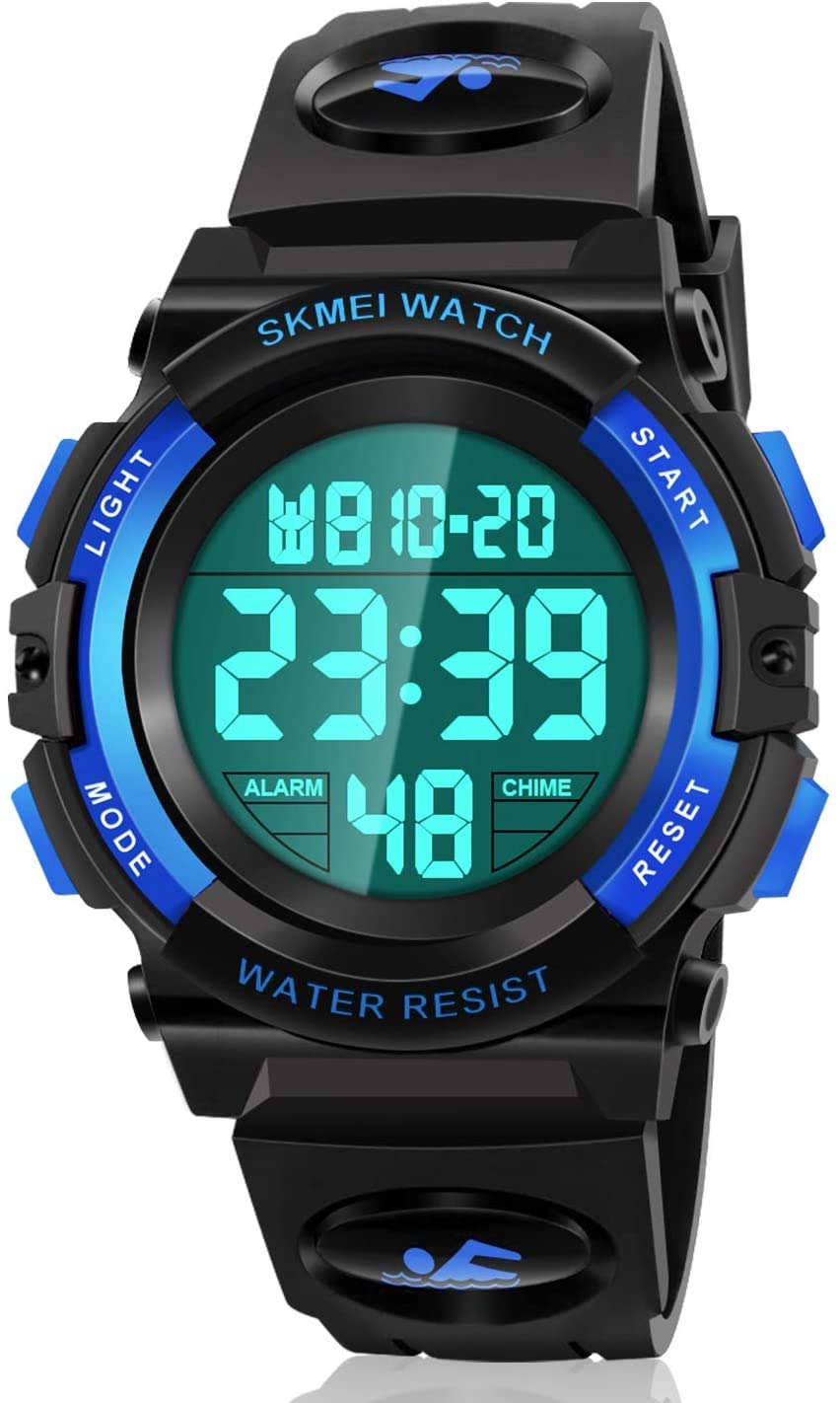 ATIMO LED 50M Waterproof Sports Digital Watch for Kids - Kids Gifts