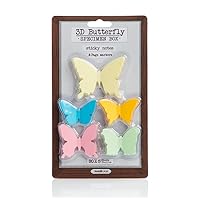 3D Butterfly Sticky Notes Multipack - Adhesive Paper Memo Pads