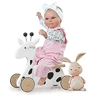 BABESIDE Reborn Baby Dolls, 20Inch Soft Cute-Realistic Baby Doll Girl w/Complete Accessories Real Life Reborn Baby Dolls That Look Real for 3+ Years Old Girls Gifts, Playtime