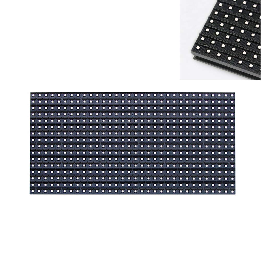AZERONE P10 Led Matrix Outdoor Waterproof Screen 1/4scan SMD3535 3in1 RGB Full Color LED Display Module Panel Board 320x160mm 32x16 Pixels (RGB-Full Color, P10-320 * 160mm)