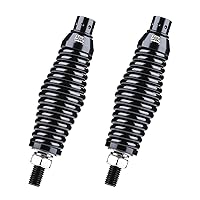 KEMIMOTO Whip Lights Spring Mounting Base LED Whips Spring Base Quick Release ATV Whip Spring for UTV ATV Boat Offroad Side-by-Side Compatible with Polaris RZR Can-Am Maverick X3 Sportsman, 2pc