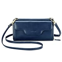 nuoku Crossbody Bags for Women, Wristlet Wallets for Women, Small Clutch Purses for Women, Cell Phone Wallet, Rfid Wallet