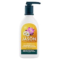 Natural Body Wash & Shower Gel, Relaxing Chamomile & Lotus Blossom, 30 Oz