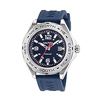 Nautica Men's NAPCWS304 Clearwater Beach Blue Silicone Strap Watch