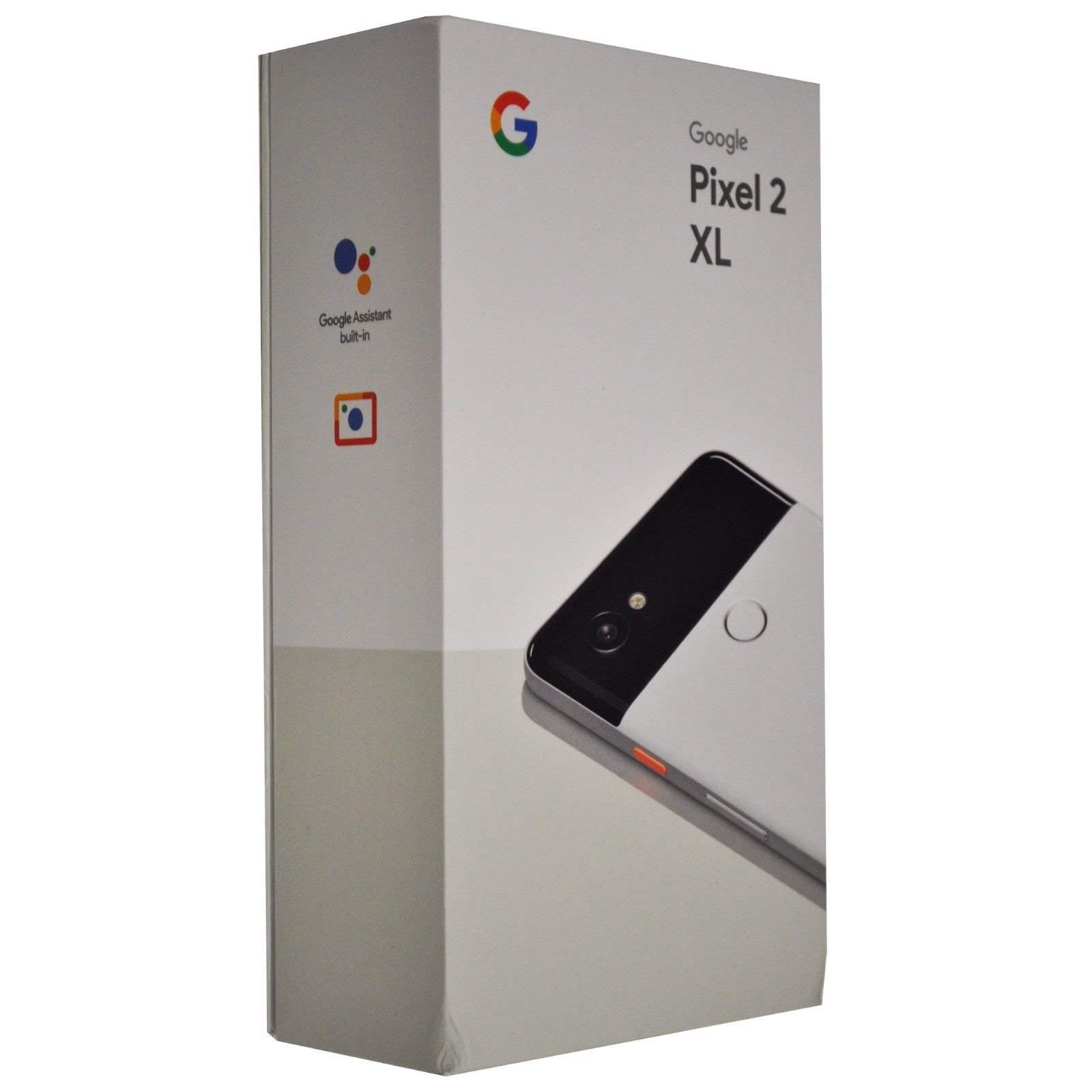 Google Pixel 2 XL 128GB - 4G LTE GSM Factory Unlocked, Google Edition -  International Model - Black