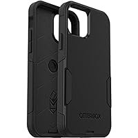 OtterBox Commuter Case for iPhone 12 / iPhone 12 Pro, Shockproof, Drop Proof, Rugged, Protective Case, 3X Tested to Military Standard, Antimicrobial Protection, Black
