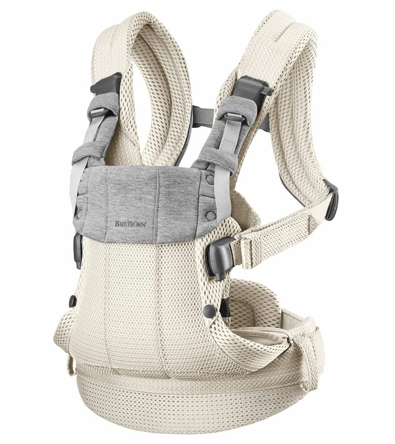 BabyBjorn Baby Carrier Harmony, 3D Mesh, Cream