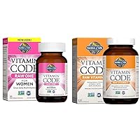 Garden of Life Women's Multivitamin 30 Count and Vitamin C 120 Capsules Bundle