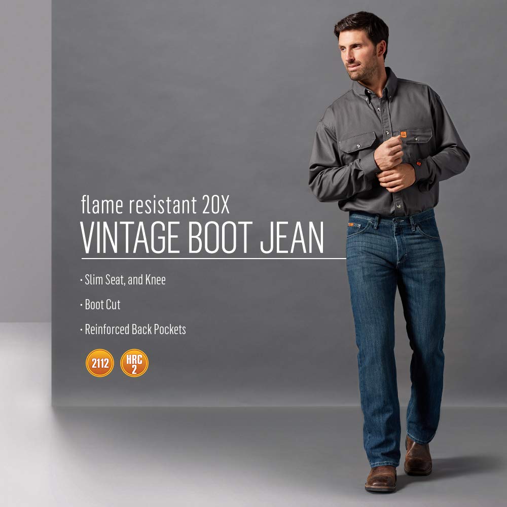Mua Wrangler Riggs Workwear Men's 20X FR Vintage Boot Cut Jean trên Amazon  Mỹ chính hãng 2023 | Giaonhan247