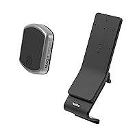 Scosche Magnetic Phone Mount, Black, Compatible with Apple iPhone 15 Plus, Samsung Galaxy Note 20, AirPods Pro, Apple Watch, and Other Devices