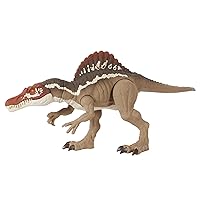 Mattel Jurassic World Extreme Chompin' Spinosaurus Dinosaur Action Figure Toy with Huge Bite, Authentic Design & Movable Joints