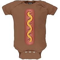 Old Glory Hot Dog Costume Baby One Piece - 0-3 months