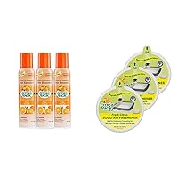 Citrus Magic Natural Odor Eliminator Air Freshener Spray (Orange Blast) and Citrus Magic Pet Odor Absorbing Solid Air Freshener