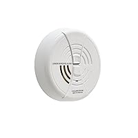 Carbon Monoxide Alarm | BRK CO250 Battery Operated Carbon Monoxide Detector With 9-Volt Battery & Two Silence Features