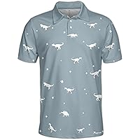 Golf Shirts for Men Funny Golf Polos for Men Polo Shirts Tropical Golf Shirts for Men