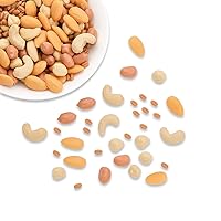 CHGCRAFT 522Pcs 5 Style Artificial Lifelike Nuts Decoration Realistic Fake Wheat Hazelnuts Peanuts Cashews Almonds Simulation Decoratio for Home Kichen Display, 7mm to 23mm